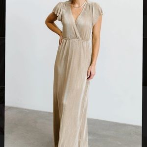 Athena Pleated Maxi Dress: NYE, formal, bridesmaid, dance